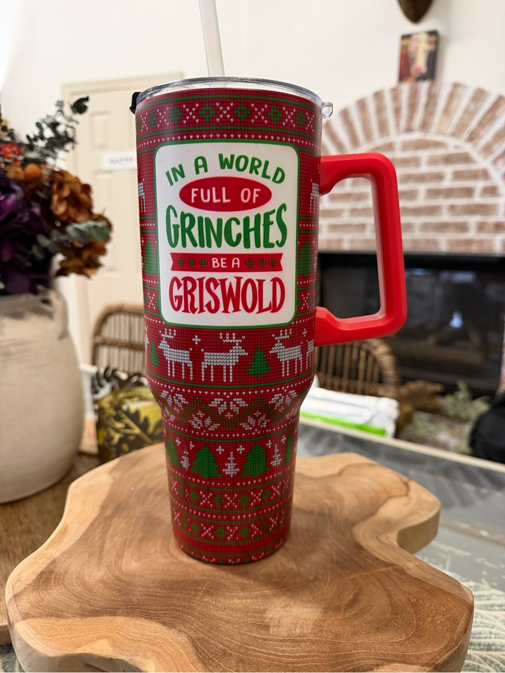 Grinches/Griswold 40oz Christmas Tumbler New